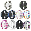 For Garmin Vivofit JR3 Silicone Printing Watch Band(Peacock)