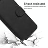 Leather Phone Case For Alcatel 7(Black)