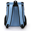 Foldable Pet Carrier Backpack, Breathable Nylon, Blue, For Small Pets