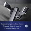MCZBAO Car Gravity Cell Phone Holder Automotive Multifunctional Mirror Telescopic Navigation Mount, Size: 2 In 1(Black)