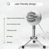 Logitech Blue Snowball-ice USB Condenser Anchor Recording Microphone (Black)