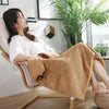 5V USB Electric Blanket Multi-functional Hand Warmer Knee Pad Flannel  Blanket 60x80cm(Camel)