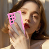 For Samsung Galaxy S23 Ultra 5G Armor Glaze PC Hybrid TPU Phone Case(Pink)