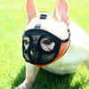 Breathable Bulldog Muzzle XXS - Black, Adjustable & Comfortable Mesh