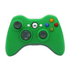 For Microsoft Xbox 360 / PC XB13 Dual Vibration Wireless 2.4G Gamepad With Receiver(Green)