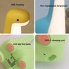 Dinosaur Night Light USB Rechargeable Sleeping Companion Ambient Warm Light(Green)