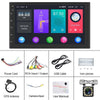 A2797 7 Inch Android WiFi 2+32G Central Control Large Screen Universal Car Navigation Reversing Video Player, Style: Standard+12Lights Camera