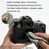 DSLR Camera Folding Cloth Photography Camera Folding Cloth Magic Protective Cloth, Color: 35x35cm Black