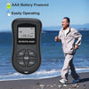 HRD-107 DSP Digital Display Portable Stereo FM Radio with Headset(Black)