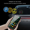 HI.GROOM Car LED Customized Pixel Emoji Lights Bluetooth Remote Control Interactive AI Screen, Style: With Remote Control