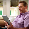 Clip-nose Reading Glasses Portable Reading Mirror No Mirror Leg Glasses, Degree: +350(Grey)