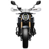 HP-DF018 Motorcycle Aluminum Alloy Front Windshield for Honda CB650R(Black)