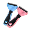 Large Red Double-Sided Pet Comb - Stainless Steel
