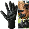 Pet Massage Bath Gloves - Hair Removal & Cleaning (Black)