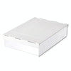 Under Desk Invisible Drawer Storage Box Office Student Desk Bottom Stationery Sundry Organizer, Size: Large(White)