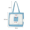 Breathable Canvas Cat Carrier Bag, Green - Large, Portable & Secure