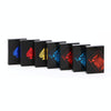 2 PCS Plastic Waterproof PVC Poker Cards, Size:5.7 x 8.7cm(Red+White)