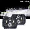 7 inch(5X7)/(7X6) H4 DC 9V-30V 3500LM 35W Car Square Shape LED Headlight Lamps for Jeep Wrangler