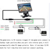 A1510 7 inch HD Car 12 IR Night Vision Rear View Backup Dual Camera Rearview Monitor, with 15m Cable