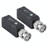 2x CCTV Video Balun Transceiver BNC Passive (Black) 330m