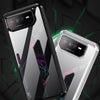For Asus ROG Phone 6 Clear PC + TPU Shockproof Phone Case(White)