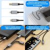 2 in 1 Type-C and 8 Pin to USB-B MIDI Instruments Printer Cable, Length: 1m, Length:1m(White)