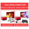 M12 Mini Cube Arcade Game Console HD TV Game Player Support TF Card with Black+Red Controllers 16G