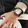 STRYVE S8023 Sports Watch Nights Light Waterproof Timing Alarm Men Watch(Black)