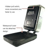 Large Wall Mounted Key Safe Box - Weatherproof & Secure (Black)