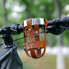 Outdoor Anti Shake Bicycle Water Bottle Holder Cycling Cup Carrier(Brown Net+White Holder)