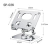 SP-026 360-degree Rotating Universal Desktop Tablet Folding Bracket(Gray)