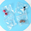 4 Pairs Noise Cancelling Heel Covers Anti-Slip High Heels Protective Caps, Size:M(Transparent)
