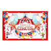 Animal Amusement Park Carnival Theme Background Banner Pull Flag Circus Background Decorative Cloth(W23020202)