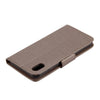 For iPhone XR Embossed Butterfly Pattern Horizontal Flip Leather Case with Card Slot & Holder & Wallet & Lanyard (Grey)