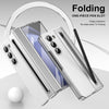 For Samsung Galaxy Z Fold5 Integrated PC + PU Phone Case with Pen / Pen Box(White)