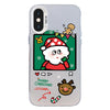 For iPhone XS Max Christmas Series PC Full Coverage Pattern Phone Case(CW053 White)
