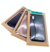 50 PCS Phone Case Packaging Box Kraft Paper Phone Accessories Packaging Bags 204 x 114mm