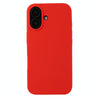 For iPhone 16 Plus Liquid Silicone Phone Case(Red)