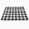 FP1409 6mm Thickened Moisture-Proof Beach Mat Outdoor Camping Tent Mat With Storage Bag 150x200cm(Black White Grid)