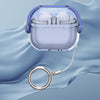 For Apple Beats Studio Buds / Buds+ Headphones Shape Clear Acrylic Headset Protective Case(Blue)