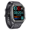 KR06 Waterproof Pedometer Sport Smart Watch, Support Heart Rate / Blood Pressure Monitoring / BT Calling(Black)