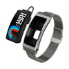 K7 1.14 inch TFT Screen Smart Call Bracelet, BT Call / Heart Rate / Blood Pressure / Blood Oxygen, Strap:Milanese Steel Strap(Tarnish)