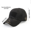Summer Camouflage Baseball Mesh Cap Sports Sunshade Cap, Size: Free Size(Black Python Pattern)