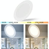 6 inch LED Recessed Indoor Lighting Downlight Round Energy Saving High Brightness Panel Lamp(Warm Light)