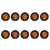 A5011 Amber Light 10 in 1 Truck Trailer LED Round Side Marker Lamp