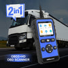 HD10 12V-24V 2 in 1 Full Systems Diagnostic Scan Tool OBD2/HDOBD/EOBD Scanner