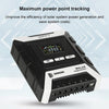 MPPT Solar Controller 12V / 24V / 48V Automatic Identification Charging Controller with Dual USB Output, Model:30A