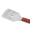 Stainless Steel BBQ Letter Shovel Outdoor Camping BBQ Tools With Bottle Opener Function(Black)