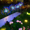 1 Drag 3 Warm Light 360 LEDs Solar Fireworks Lamp Grass Globe Dandelion Flash String With Remote Control
