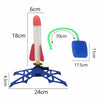 Outdoors Children Stepping-on Rockets Pop-up Rocket Toy, Spec: Launcher+3 Light Rocket